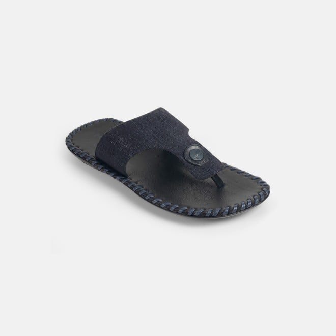 Mochi Men Blue Casual Slippers