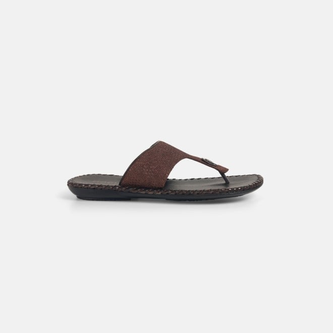 Mochi Men Brown Casual Slippers (SKU: 16-1147-12-40)