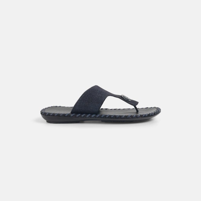 Mochi Men Blue Casual Slippers (SKU: 16-1147-45-40)