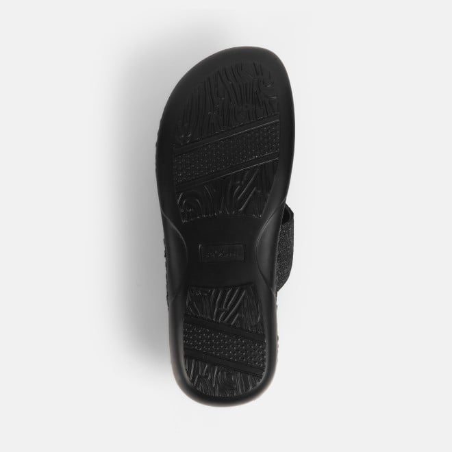 Mochi Men Black Casual Slippers (SKU: 16-1147-11-40)
