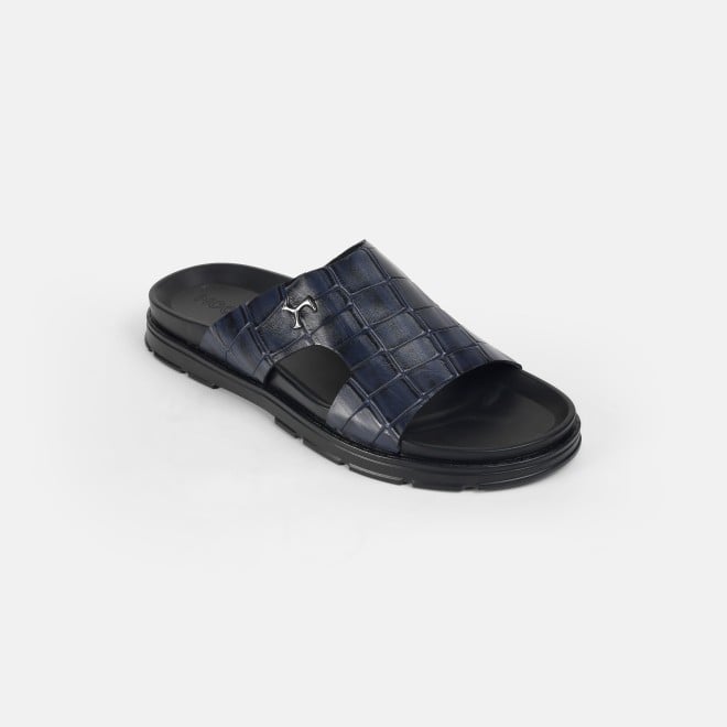Mochi Men Blue Casual Slippers
