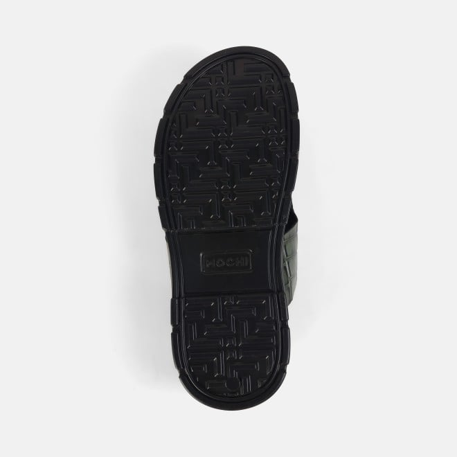 Mochi Men Green Casual Slippers (SKU: 16-1151-21-40)