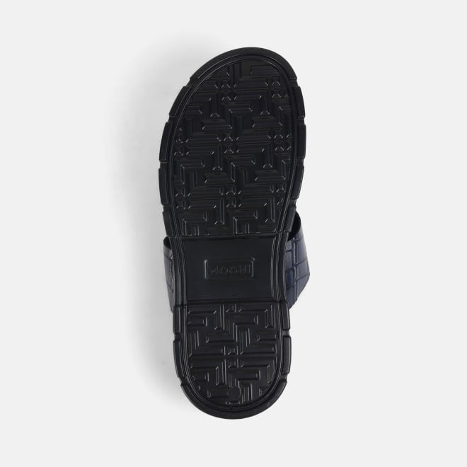 Mochi Men Blue Casual Slippers (SKU: 16-1151-45-40)