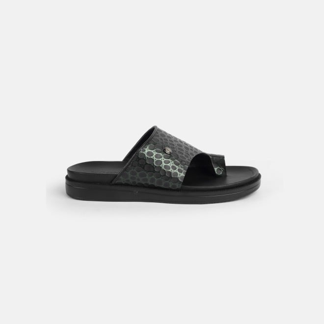Mochi Men Green Casual Slippers (SKU: 16-1155-21-40)