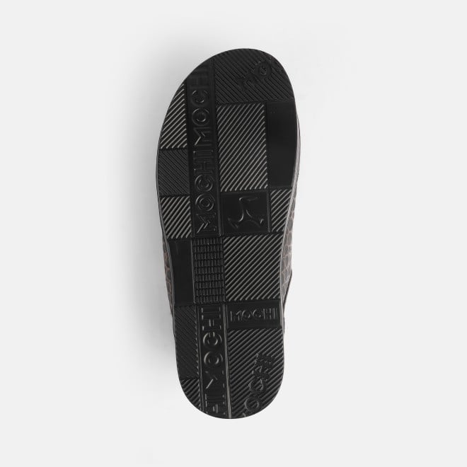 Mochi Men Brown Casual Slippers (SKU: 16-1155-12-40)