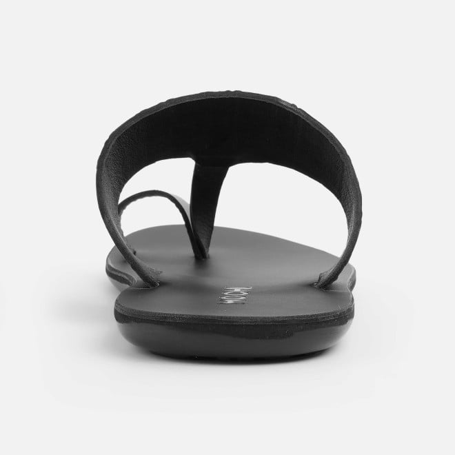 Mochi Men Black Ethnic Slip Ons (SKU: 16-1156-11-40)