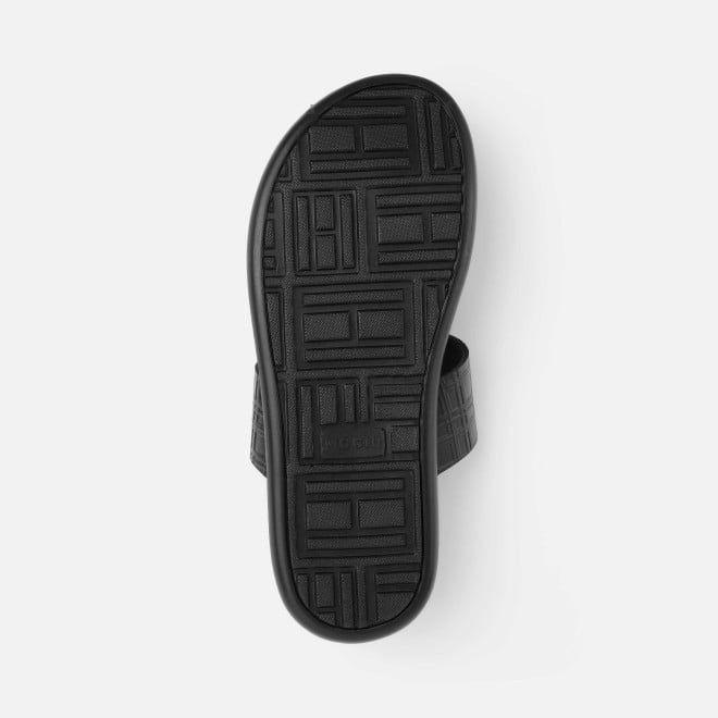 Mochi Men Black Ethnic Slip Ons (SKU: 16-1156-11-40)