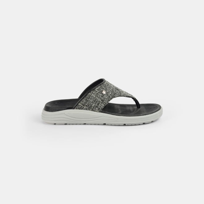 Mochi Men Black Casual Slippers (SKU: 16-1157-11-40)
