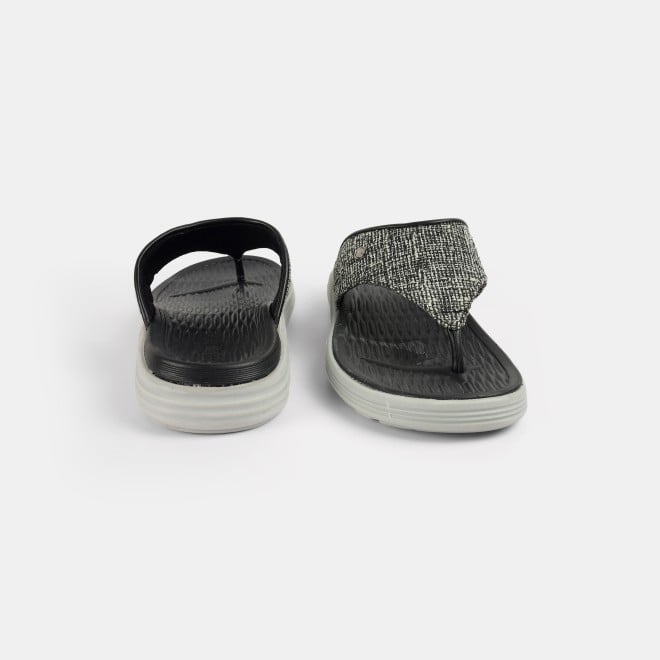 Mochi Men Black Casual Slippers (SKU: 16-1157-11-40)