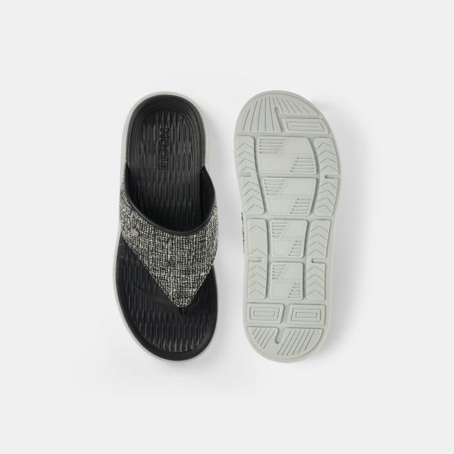 Mochi Men Black Casual Slippers (SKU: 16-1157-11-40)