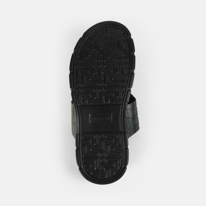 Mochi Men Green Casual Slippers (SKU: 16-1158-21-40)
