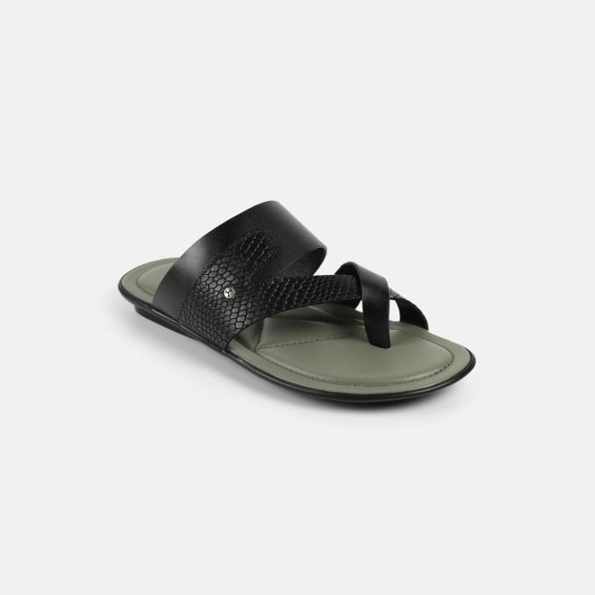 Mochi Men Black Casual Slippers (SKU: 16-1159-11-40)