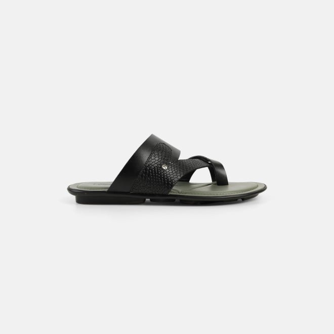Mochi Men Black Casual Slippers (SKU: 16-1159-11-40)