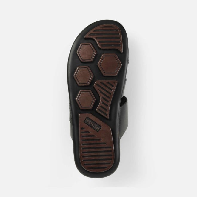 Mochi Men Black Casual Slippers (SKU: 16-1159-11-41)