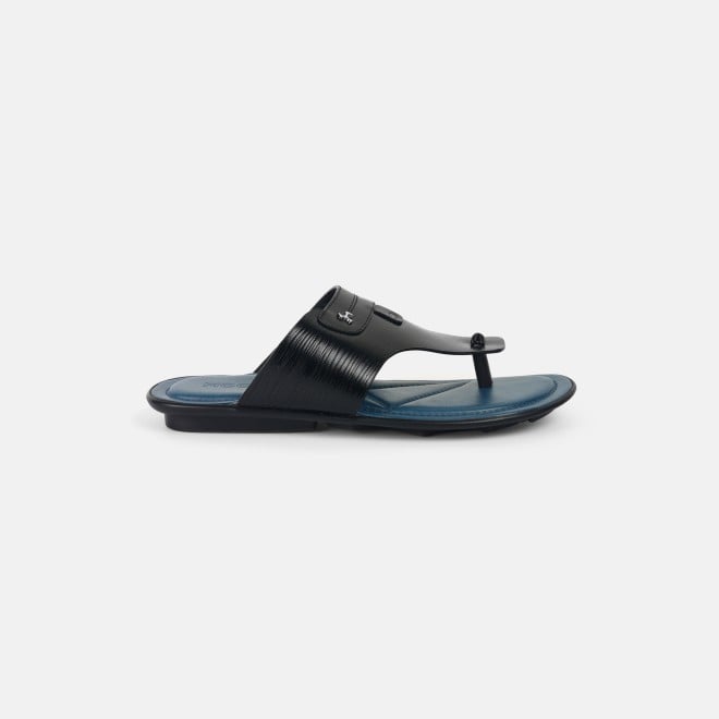 Mochi Men Black Casual Slippers (SKU: 16-1160-11-40)