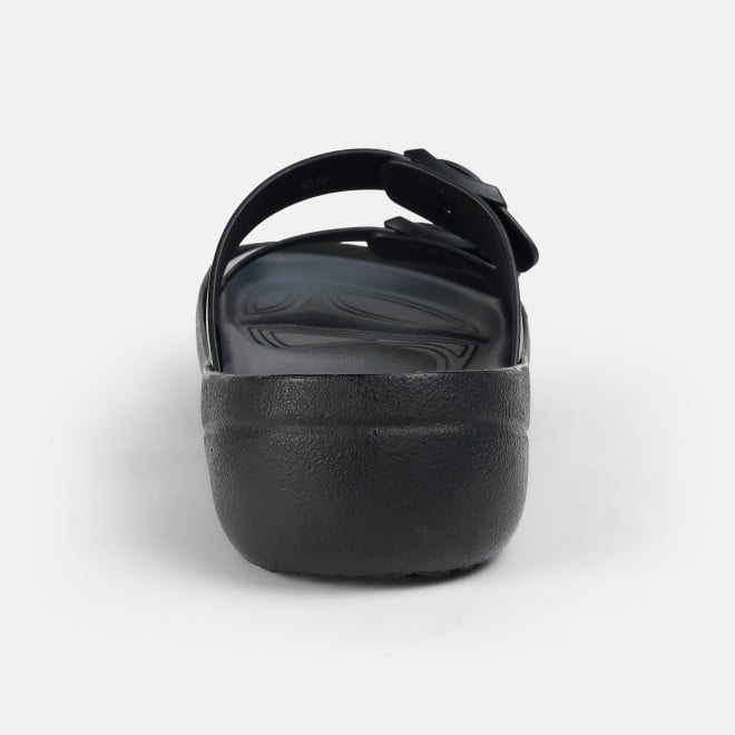Mochi Men Black Casual Slippers (SKU: 16-1161-11-40)