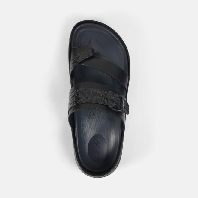 Mochi Men Black Casual Slippers (SKU: 16-1164-11-40)