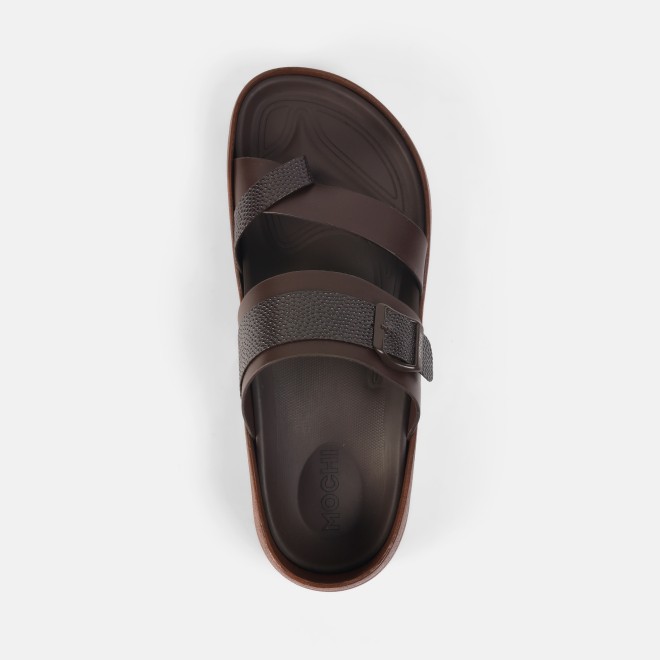 Mochi Men Tan Casual Slippers (SKU: 16-1164-23-40)