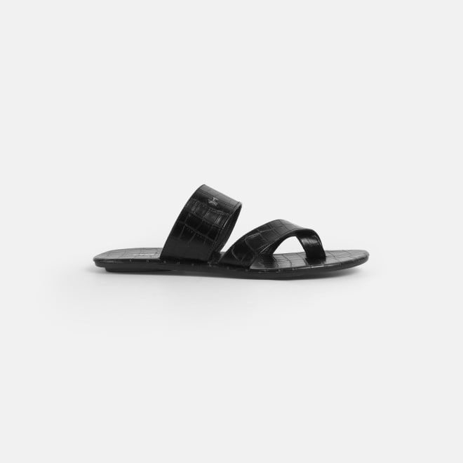 Mochi Men Black Casual Slippers (SKU: 16-1174-11-40)