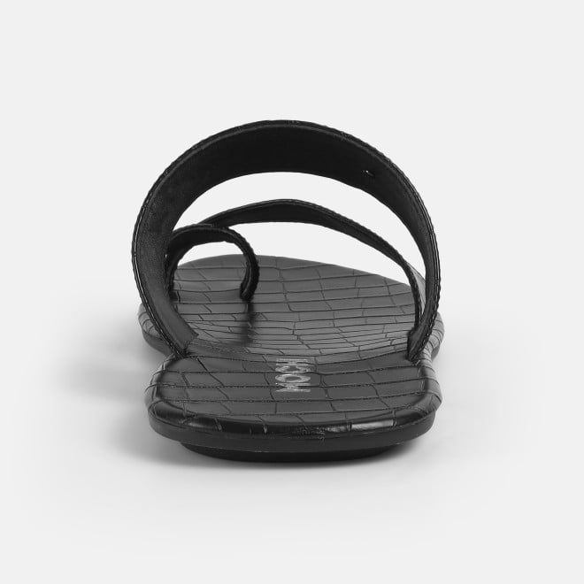 Mochi Men Black Casual Slippers (SKU: 16-1174-11-40)