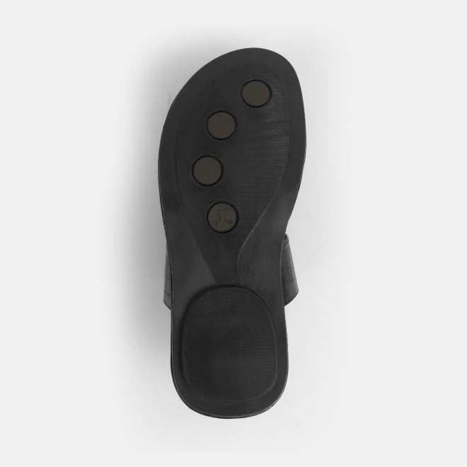 Mochi Men Black Casual Slippers (SKU: 16-1174-11-40)