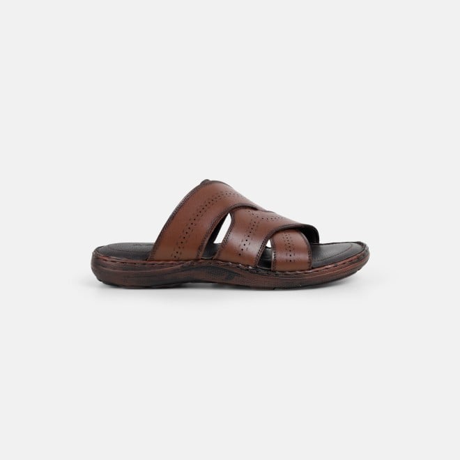 Mochi Men Tan Casual Slippers (SKU: 16-1182-23-40)