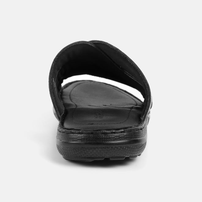 Mochi Men Black Casual Slippers (SKU: 16-1182-11-40)