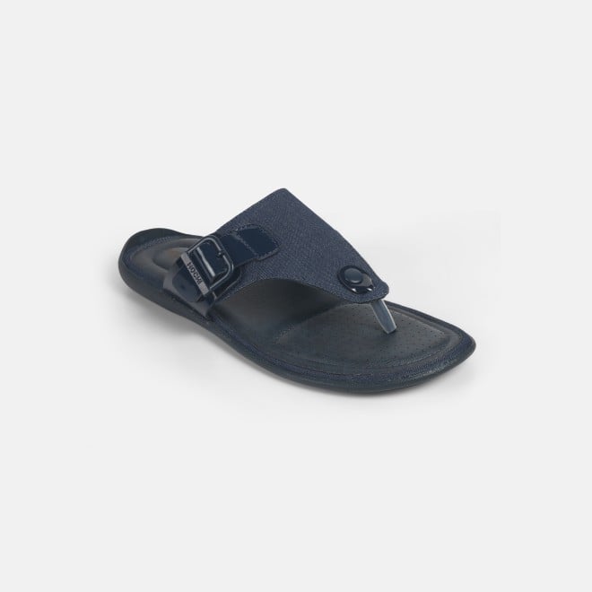 Mochi Men Blue Casual Slippers