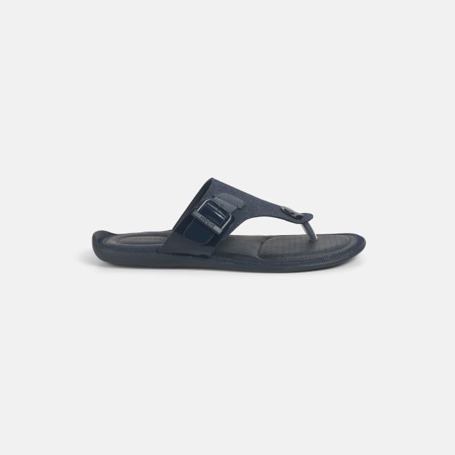 Mochi Men Blue Casual Slippers (SKU: 16-1185-45-40)