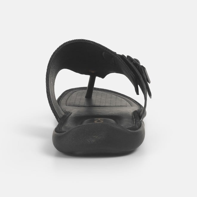 Mochi Men Black Casual Slippers (SKU: 16-1185-11-40)