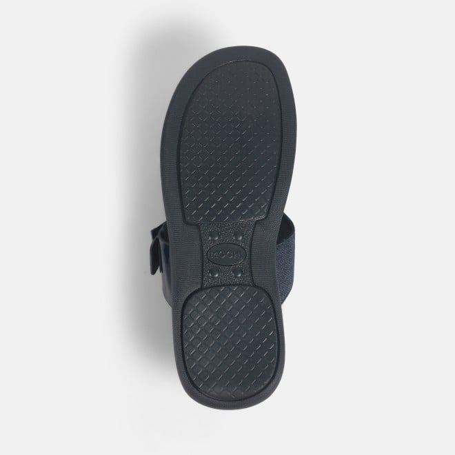 Mochi Men Blue Casual Slippers (SKU: 16-1185-45-40)