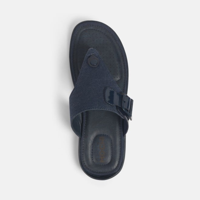 Mochi Men Blue Casual Slippers (SKU: 16-1185-45-40)