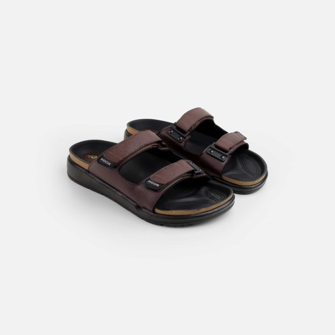Mochi Men Brown Casual Slippers (SKU: 16-1188-12-42) Mochi Men Brown Casual Slippers (SKU: 16-1188-12-42)