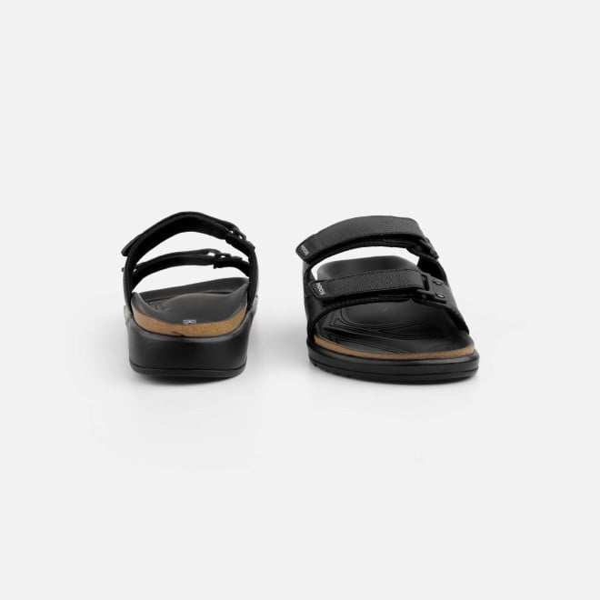 Mochi Men Black Casual Slippers (SKU: 16-1188-11-40)