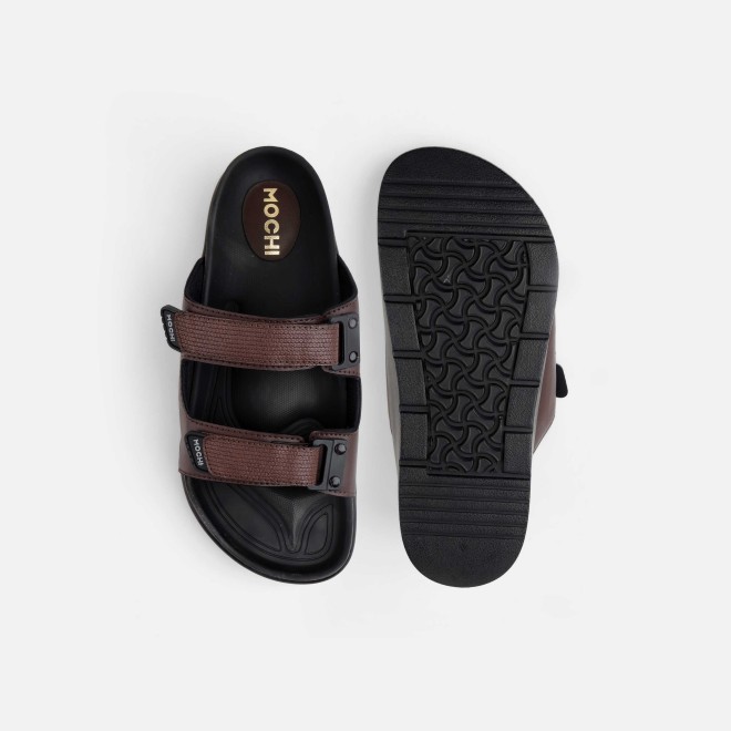 Mochi Men Brown Casual Slippers (SKU: 16-1188-12-42) Mochi Men Brown Casual Slippers (SKU: 16-1188-12-42)