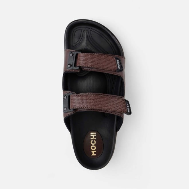 Mochi Men Brown Casual Slippers (SKU: 16-1188-12-42) Mochi Men Brown Casual Slippers (SKU: 16-1188-12-42)