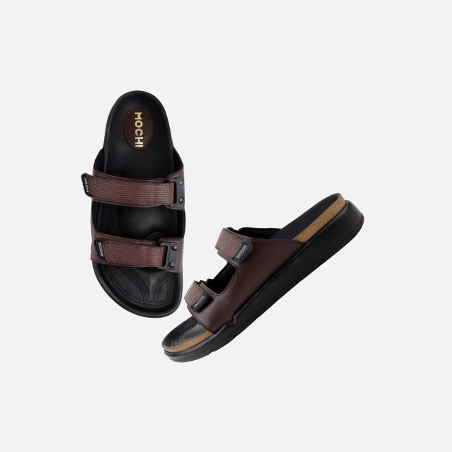 Mochi Men Brown Casual Slippers (SKU: 16-1188-12-42) Mochi Men Brown Casual Slippers (SKU: 16-1188-12-42)