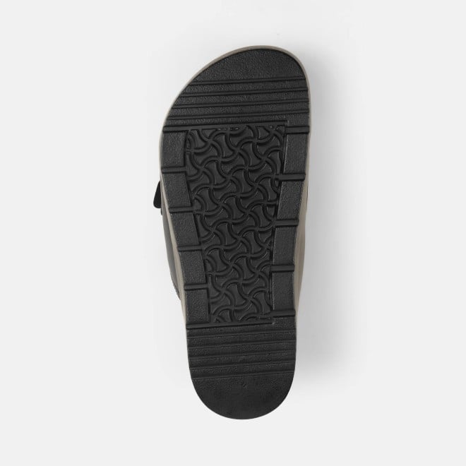 Mochi Men Black Casual Slippers (SKU: 16-1189-11-40)