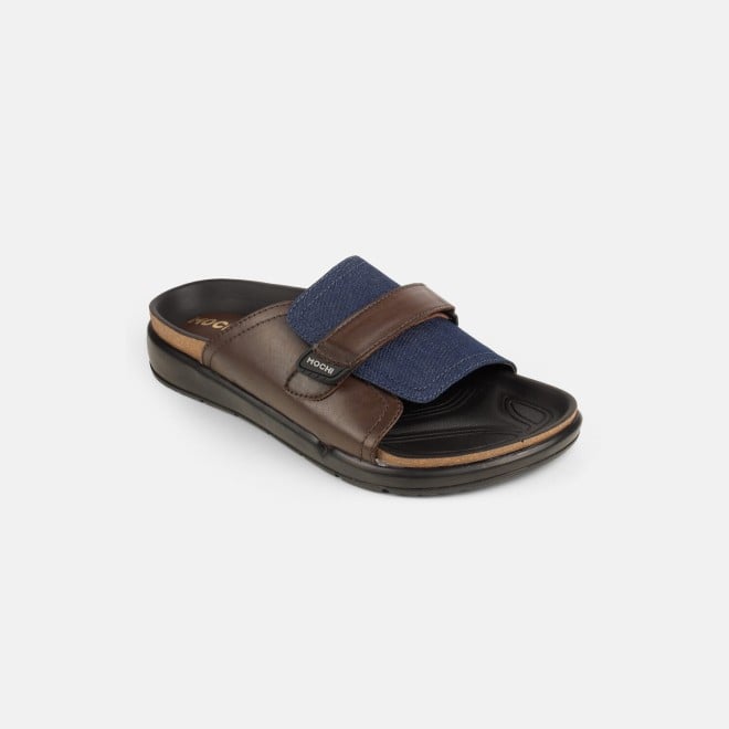 Mochi Men Blue Casual Slippers (SKU: 16-1189-45-40)