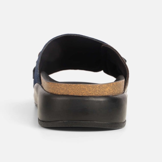 Mochi Men Blue Casual Slippers (SKU: 16-1189-45-40)