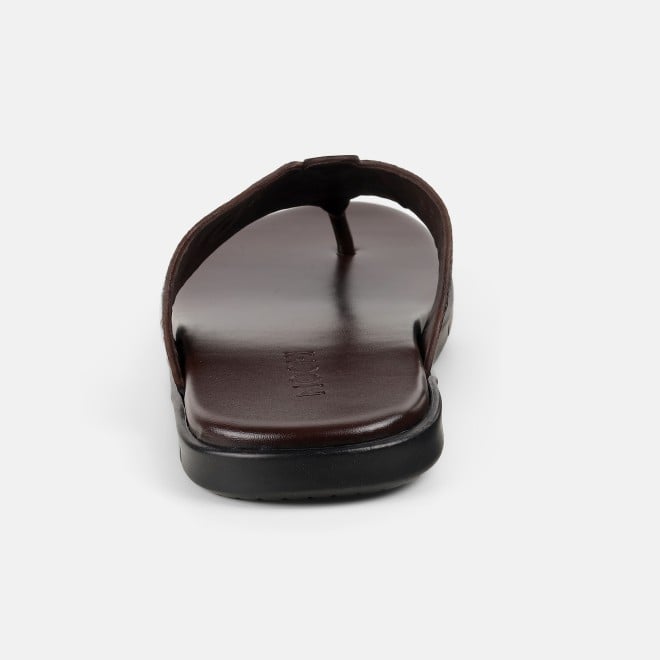 Mochi Men Brown Casual Slippers (SKU: 16-1196-12-40)