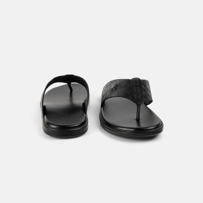 Mochi Men Black Casual Slippers (SKU: 16-1196-11-40)