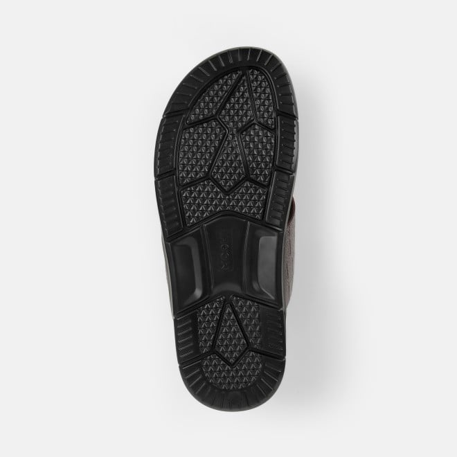 Mochi Men Brown Casual Slippers (SKU: 16-1196-12-40)