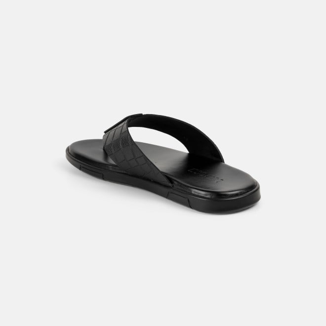 Mochi Men Black Casual Slippers (SKU: 16-1196-11-40)