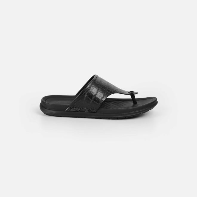 Mochi Men Black Casual Slippers (SKU: 16-1197-11-40) Mochi Men Black Casual Slippers (SKU: 16-1197-11-40)