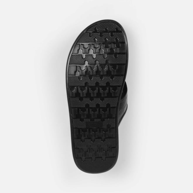 Mochi Men Black Casual Slippers (SKU: 16-1197-11-40) Mochi Men Black Casual Slippers (SKU: 16-1197-11-40)