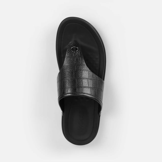 Mochi Men Black Casual Slippers (SKU: 16-1197-11-40) Mochi Men Black Casual Slippers (SKU: 16-1197-11-40)