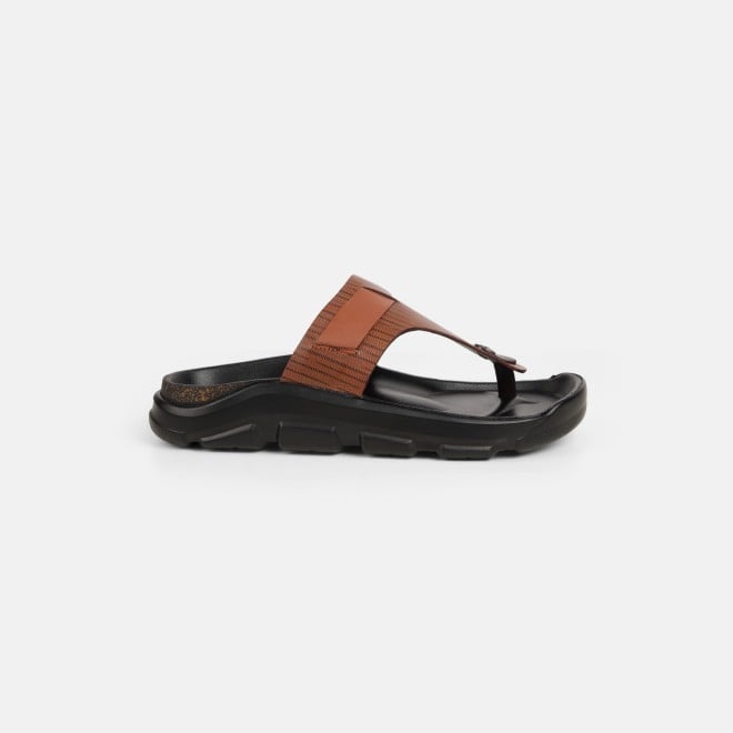 Mochi Men Tan Casual Slippers (SKU: 16-1199-23-40)