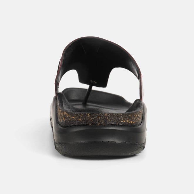 Mochi Men Maroon Casual Slippers (SKU: 16-1199-44-40)
