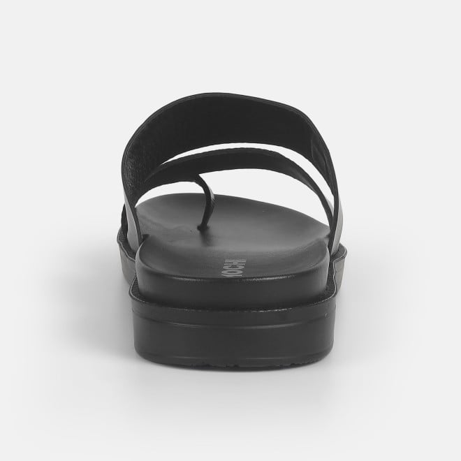 Mochi Men Black Casual Slippers (SKU: 16-1202-11-40)